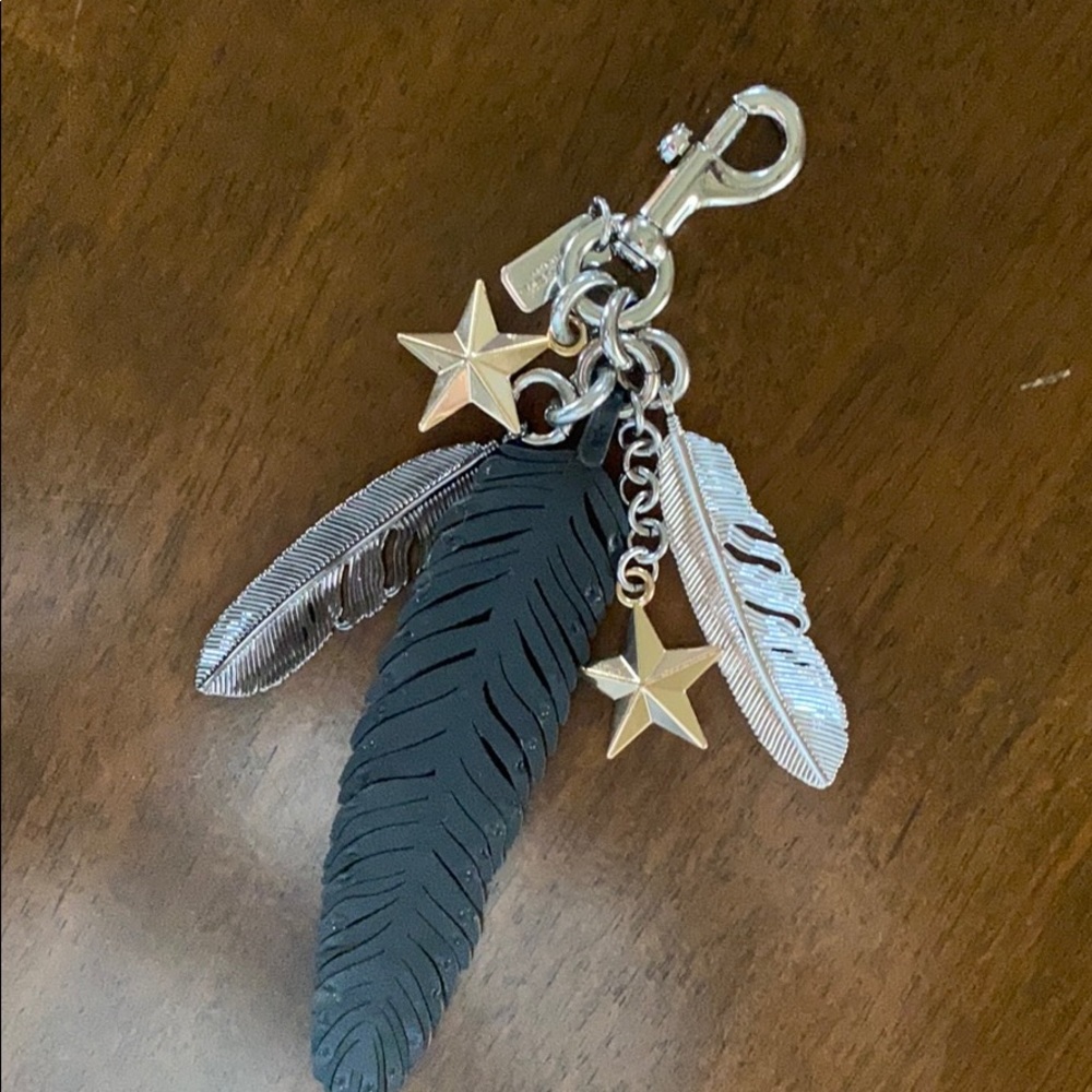 Coach feather clip